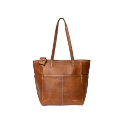 PROJECT 37 � rummelig projekttaske i l�der, Walnut