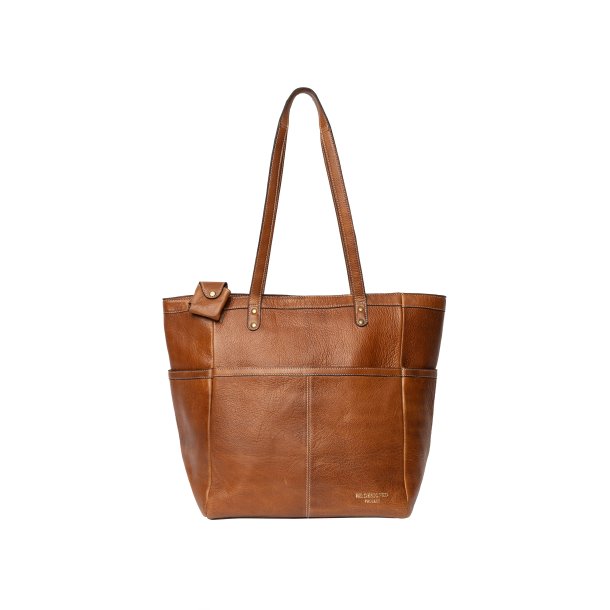 PROJECT 37 � rummelig projekttaske i l�der, Walnut