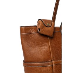 PROJECT 37 � rummelig projekttaske i l�der, Walnut