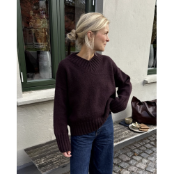 Hannah Sweater V-neck - Strikkekit fra PetiteKnit