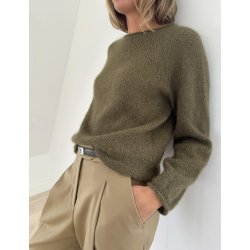 Plain Yoke Blouse Strikkekit fra LeKnit