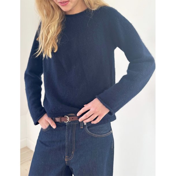 Plain Yoke Cashmere (kort og lang) - Strikkeopskrift fra Le knit