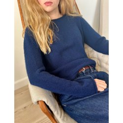 Plain Yoke Cashmere (kort og lang) - Strikkeopskrift fra Le knit