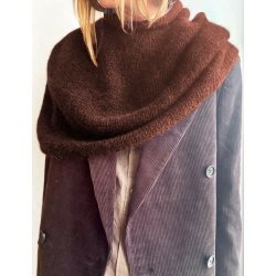 Plain Yoke Poncho - Strikkekit fra Le Knit / Lene Holme Samse