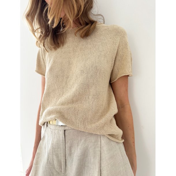 Plain Yoke Tee 28 - Le Knit Str. S-L