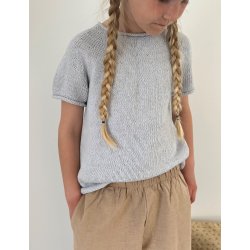 Plain Yoke Tee 20 junior - Strikkeopskrift fra Le Knit / Lene Holme Samse