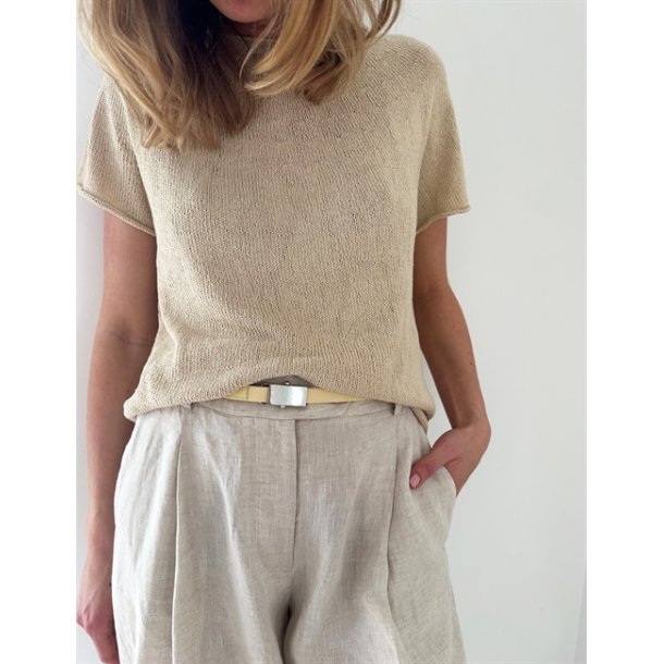 Plain Yoke Tee 28 - Strikkekit fra Le Knit / Lene Holme Samse