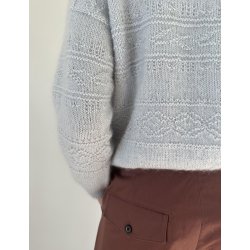 Porcelain Damask Sweater Le Knit LHS 52 - Str. (M) L