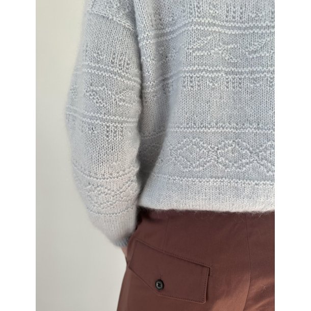 Porcelain Damask Sweater Le Knit LHS 52 - Str. (M) L