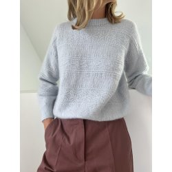 Porcelain Damask Sweater Le Knit LHS 52 - Str. (M) L