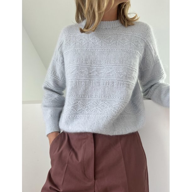 Porcelain Damask Sweater Le Knit LHS 52 - Str. (M) L