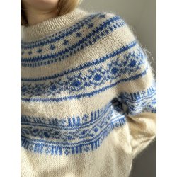 Porcelain Yoke Sweater LHS 40 - str. (4XL) 5XL