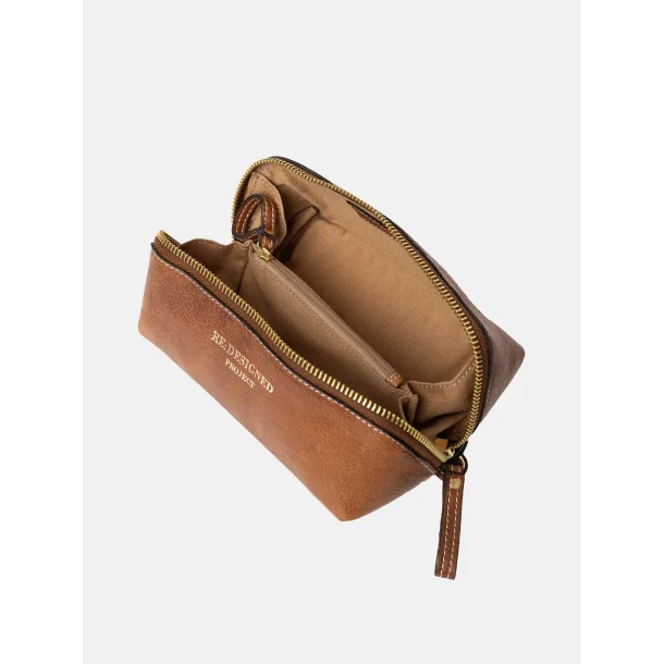 PROJECT 36 - Lille strikketaske, Walnut/Gold