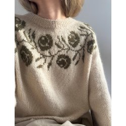 Rosie Yoke Blouse - Strikkekit fra Le Knit