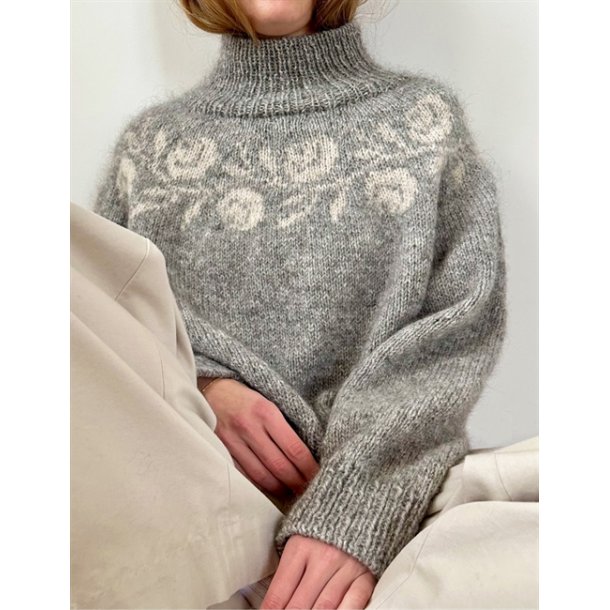 Rosie Yoke Sweater - Strikkeopskrift fra LeKnit
