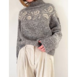 Rosie Yoke Sweater - Strikkeopskrift fra LeKnit