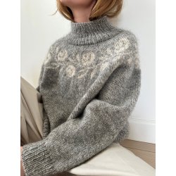 Rosie Yoke Sweater - Strikkeopskrift fra LeKnit