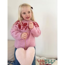 Rosie Yoke Sweater Junior - Strikkekit fra Le Knit