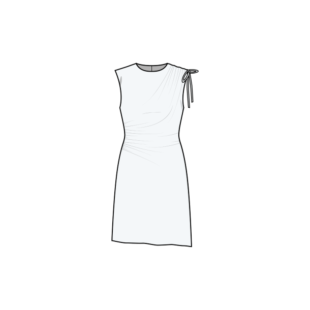 Ruched Dress - Puff and Pencil