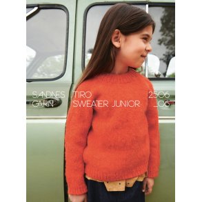 Tiro Sweater Junior 2506_6 - Strikkeopskrift fra Sandnes 