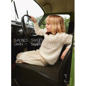 Sweet Pea Sweater Junior 2506_7 - Strikkeopskrift fra Sandnes
