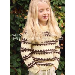 Ridge Sweater Junior 2513_3 - Strikkeopskrift fra Sandnes