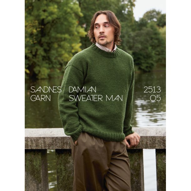 Damian Sweater Man 2513_05 - Strikkekit fra Sandnes