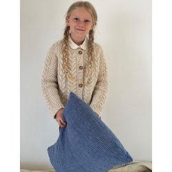 Siri Cardigan Junior - Strikkekit fra Le Knit