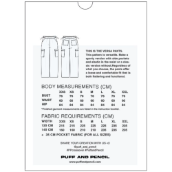 VERSA PANTS - Puff And Pencil