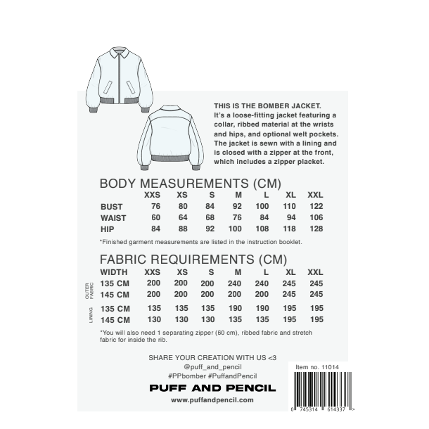 Bomber jacket - Puff and Pencil