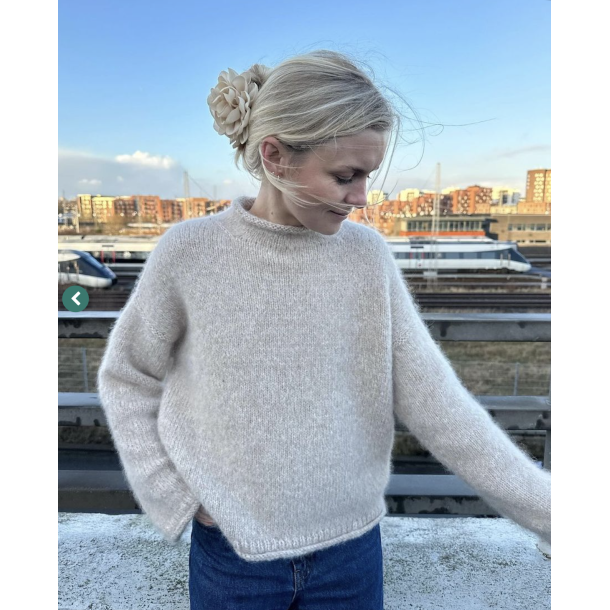 Cloud Sweater strikkekit fra Petiteknit i Woolia og Kid Seta