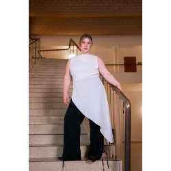 SLASH Dress med Cap Sleeves - Puff and pencil