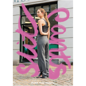 Slit Pants - Puff and Pencil