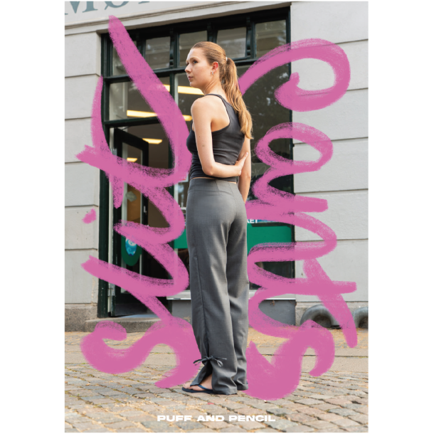 Slit Pants - Puff and Pencil