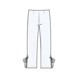 Slit Pants - Puff and Pencil