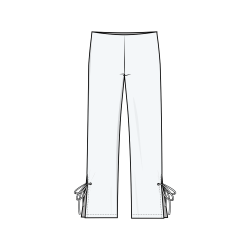 Slit Pants - Puff and Pencil