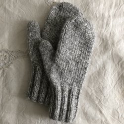 Sne-luffer fra CaMaRose - Strikkekit til brn