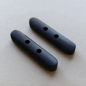 KNAPV�RK � Stavre tr�knap i ibenholt � 30 mm - pr. stk.