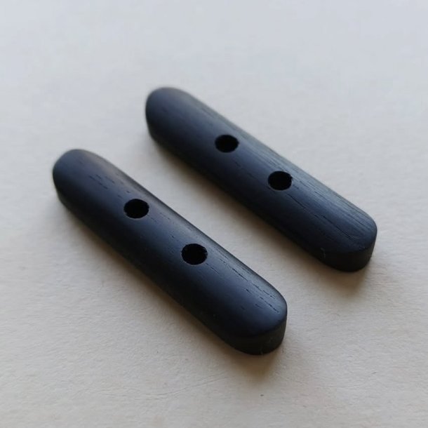 KNAPV�RK � Stavre tr�knap i ibenholt � 30 mm - pr. stk.