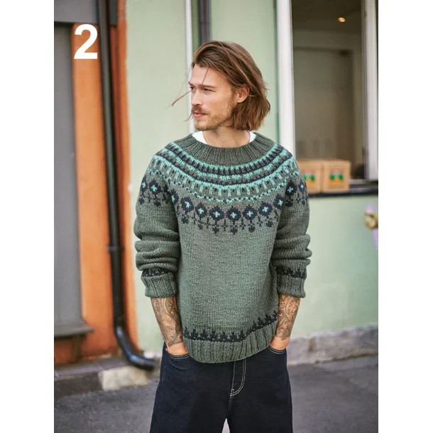 Sandnes strikkehfte Tema 72 - Norske ikoner til voksne