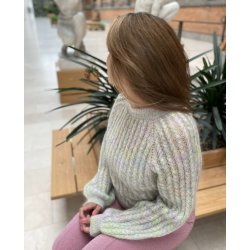 Twist and Shout Sweater strikkekit fra PopKnit i Hndfarvet mohair str. XS-S