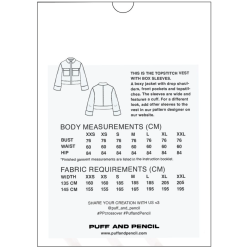 TOPSTITCH VEST - Puff and Pencil