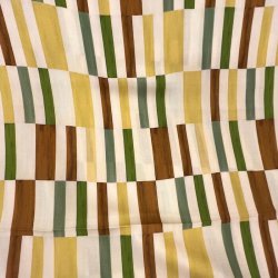  Italiensk viskose i gul/brun/grn pr. 0,25 m.