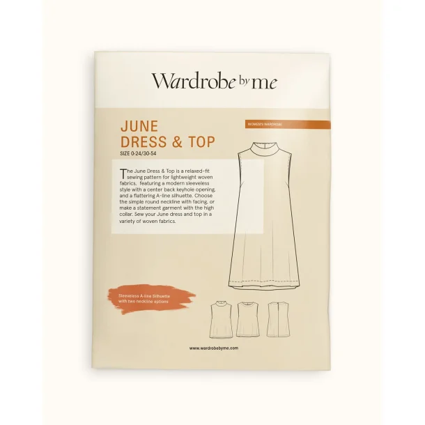June Dress paper sewing pattern