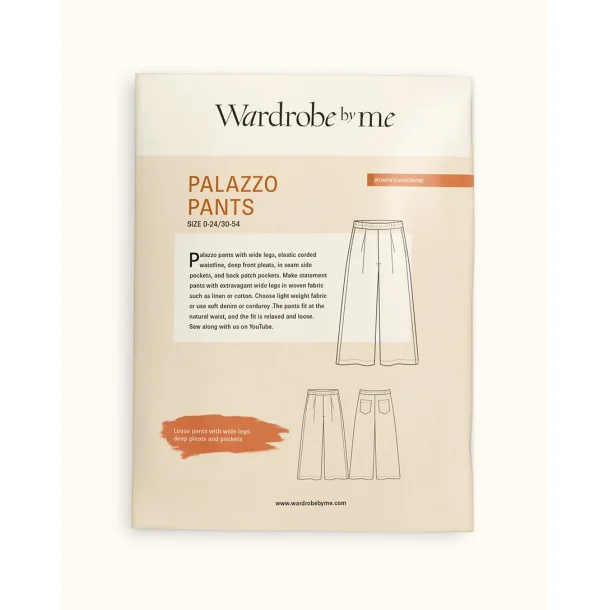 Palazzo Pants Paper Sewing Pattern.