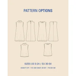 June Dress paper sewing pattern