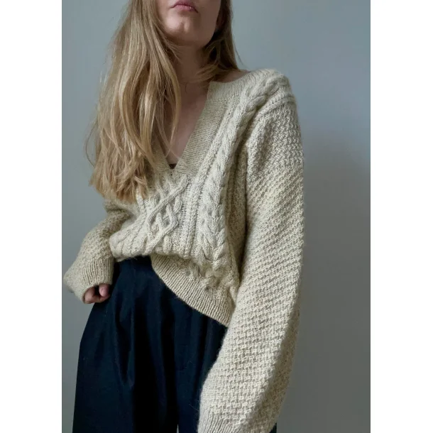 Boreas sweater i Pura Lana - Aegyoknit str. 2