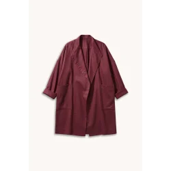 Linen Viscose Twill - Velvet Syrah pr. 0,25 m.
