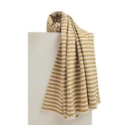 Stripes Mustard Fabric - pr. 0,25 m.