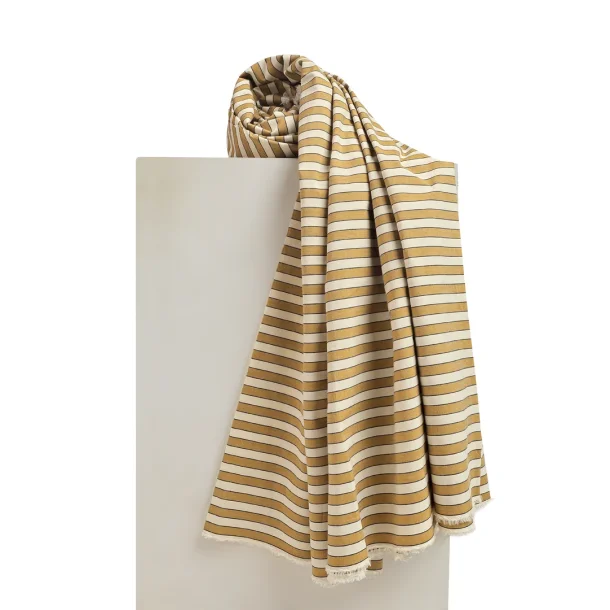 Stripes Mustard Fabric - pr. 0,25 m.